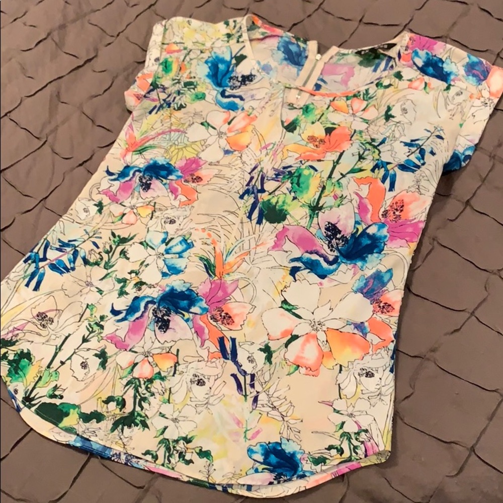 Express rolled sleeve shirt xs